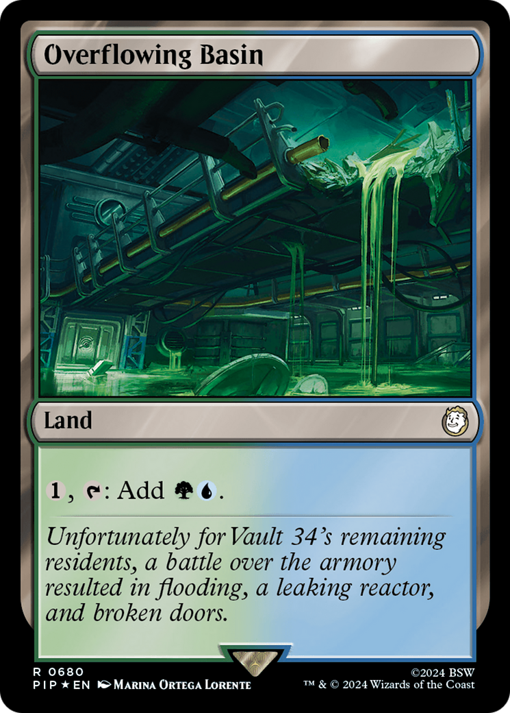 Overflowing Basin (Surge Foil) [Fallout] | L.A. Mood Comics and Games