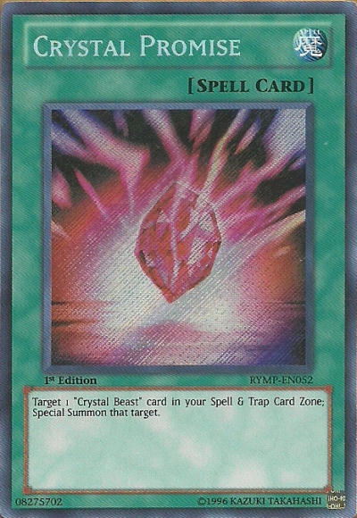 Crystal Promise [RYMP-EN052] Secret Rare | L.A. Mood Comics and Games