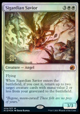 Sigardian Savior [Innistrad: Midnight Hunt Prerelease Promos] | L.A. Mood Comics and Games