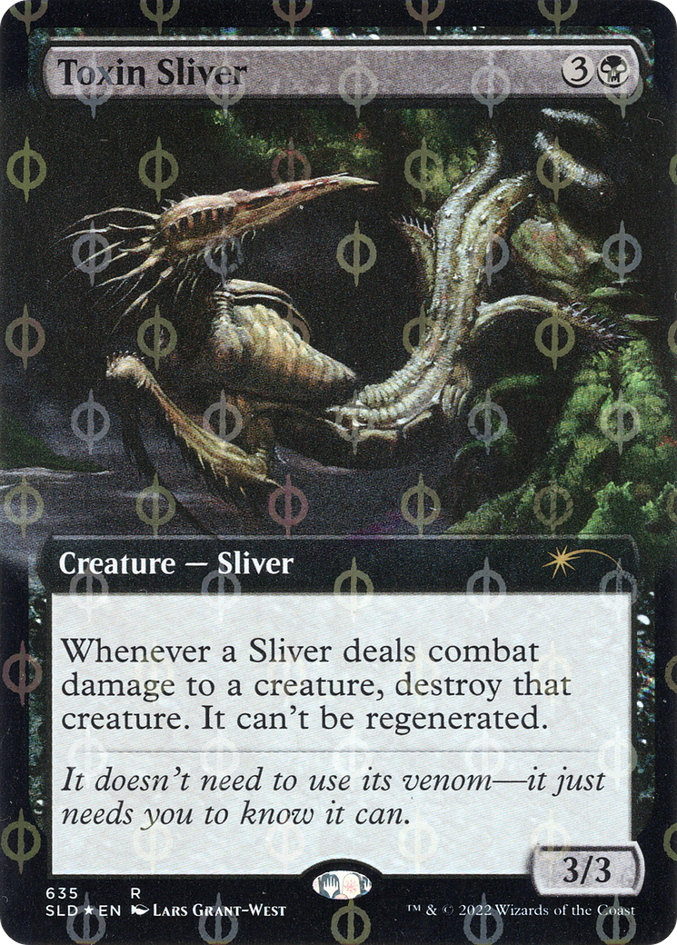 Toxin Sliver (Extended Art) (Step-and-Compleat Foil) [Secret Lair Drop Promos] | L.A. Mood Comics and Games