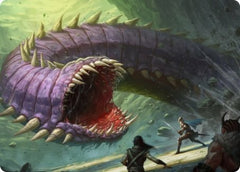 Purple Worm Art Card [Dungeons & Dragons: Adventures in the Forgotten Realms Art Series] | L.A. Mood Comics and Games