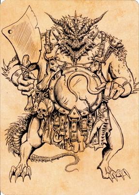 Thrakkus the Butcher Art Card [Commander Legends: Battle for Baldur's Gate Art Series] | L.A. Mood Comics and Games