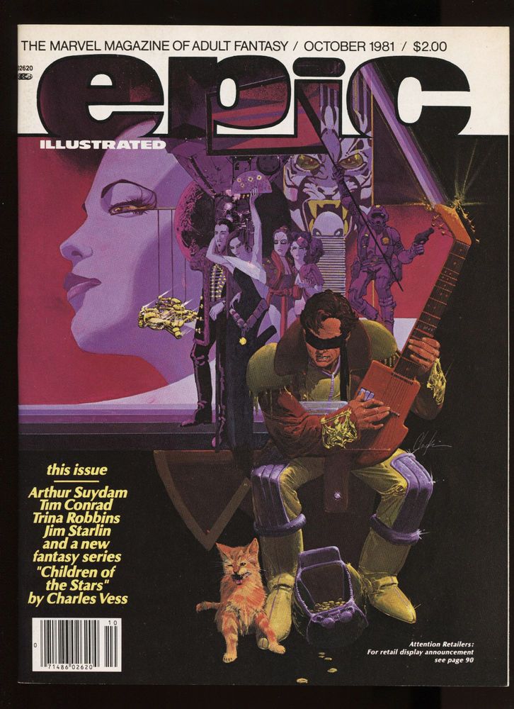 Epic Illustrated #8 Magazine | L.A. Mood Comics and Games