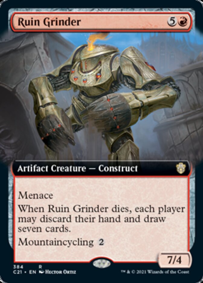 Ruin Grinder (Extended Art) [Commander 2021] | L.A. Mood Comics and Games