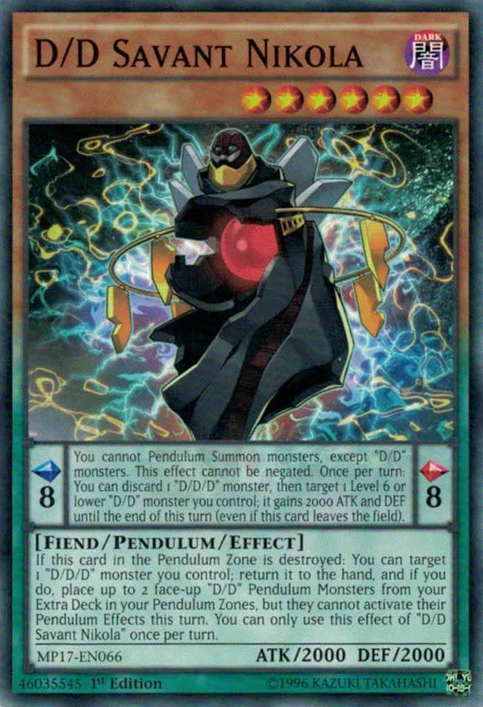 D/D Savant Nikola [MP17-EN066] Common | L.A. Mood Comics and Games
