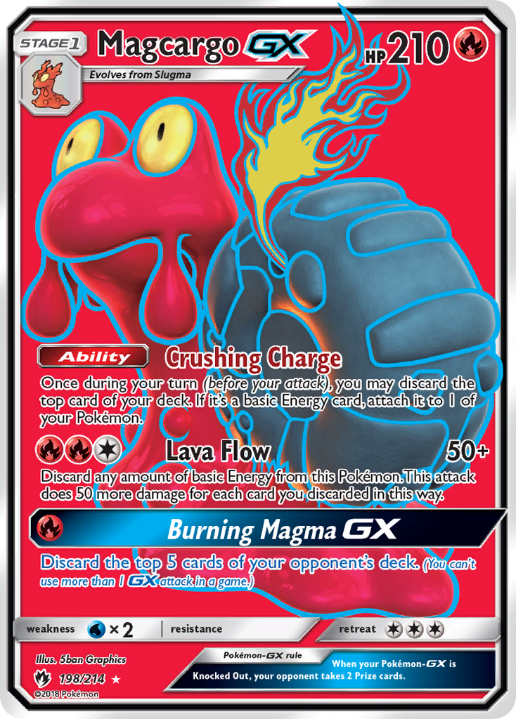 Magcargo GX (198/214) [Sun & Moon: Lost Thunder] | L.A. Mood Comics and Games