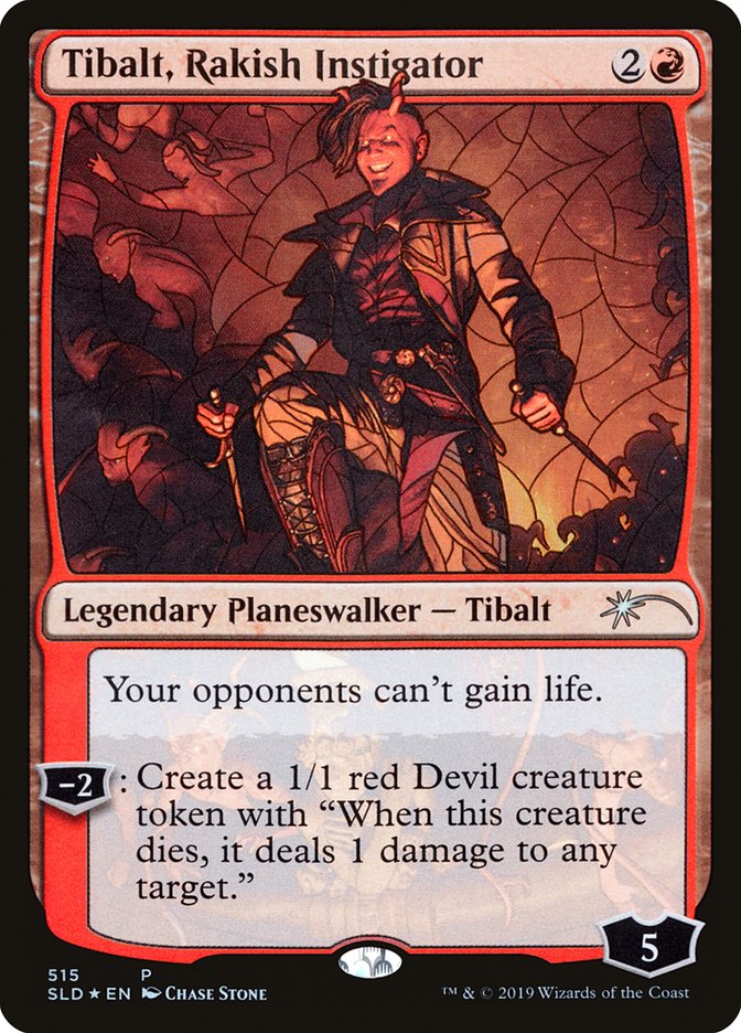 Tibalt, Rakish Instigator (Stained Glass) [Secret Lair Drop Promos] | L.A. Mood Comics and Games