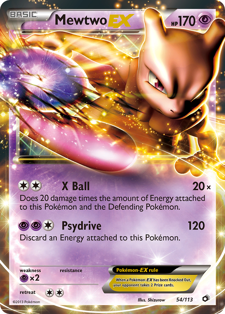 Mewtwo EX (54/113) [Black & White: Legendary Treasures] | L.A. Mood Comics and Games