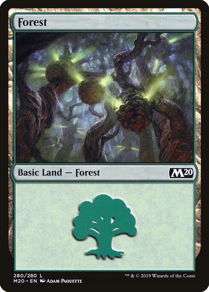 Forest (280) [Core Set 2020] | L.A. Mood Comics and Games