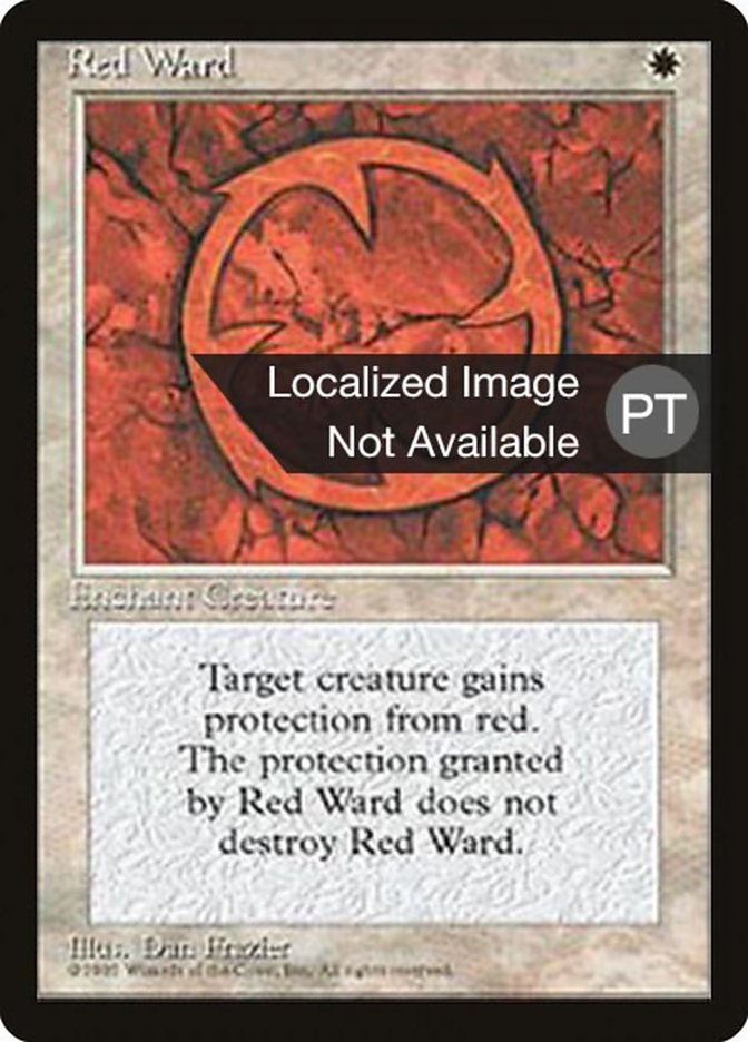 Red Ward [Fourth Edition (Foreign Black Border)] | L.A. Mood Comics and Games