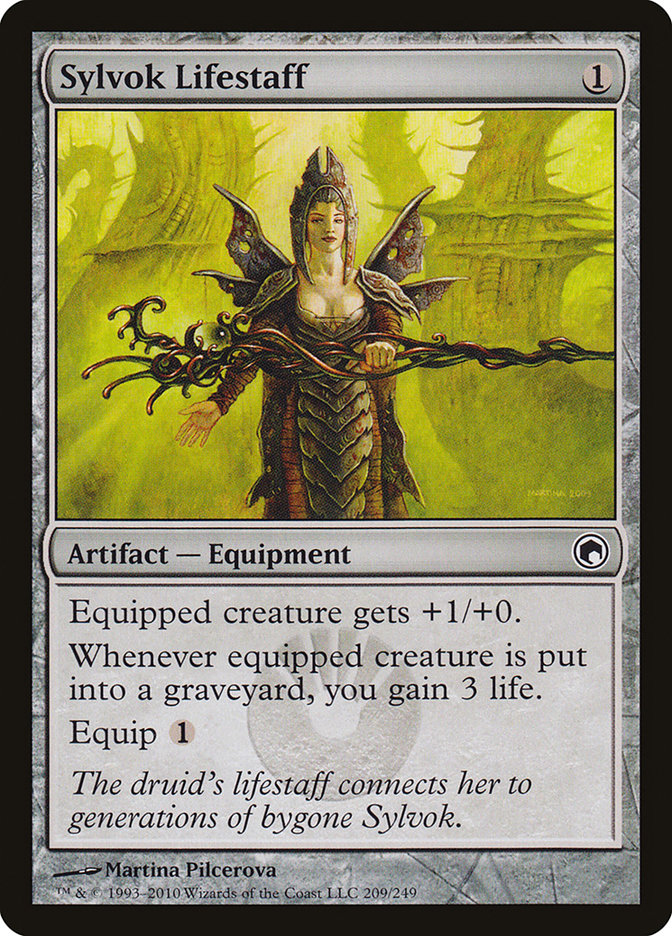 Sylvok Lifestaff [Scars of Mirrodin] | L.A. Mood Comics and Games