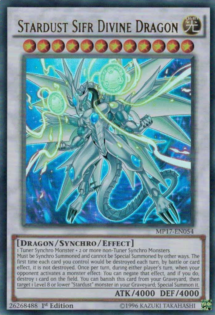 Stardust Sifr Divine Dragon [MP17-EN054] Ultra Rare | L.A. Mood Comics and Games