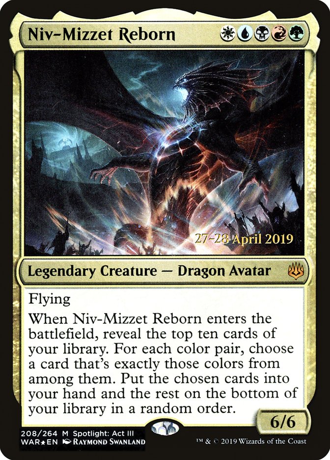 Niv-Mizzet Reborn [War of the Spark Prerelease Promos] | L.A. Mood Comics and Games