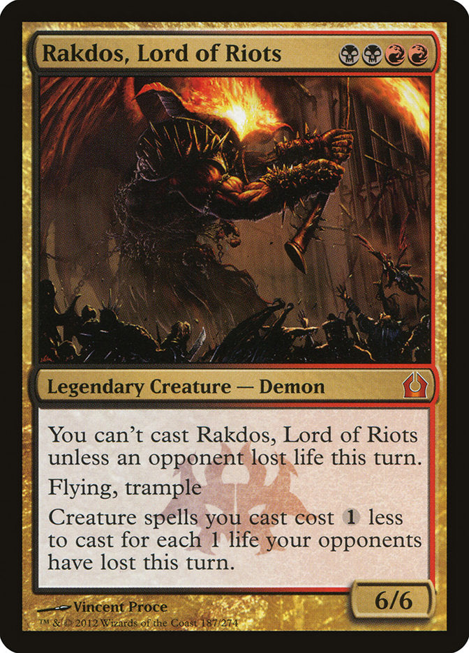 Rakdos, Lord of Riots [Return to Ravnica] | L.A. Mood Comics and Games