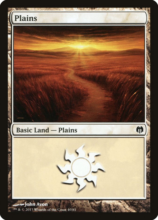 Plains (40) [Duel Decks: Heroes vs. Monsters] | L.A. Mood Comics and Games