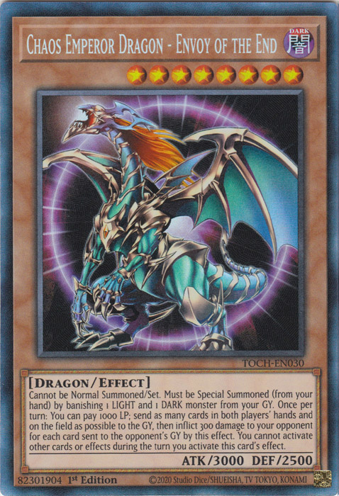 Chaos Emperor Dragon - Envoy of the End [TOCH-EN030] Collector's Rare | L.A. Mood Comics and Games