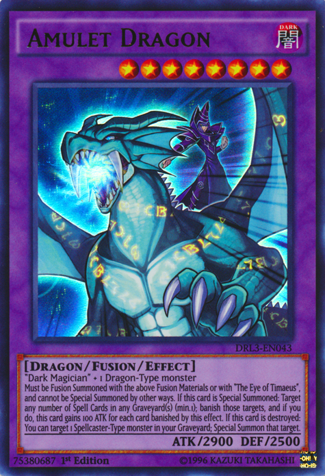 Amulet Dragon [DRL3-EN043] Ultra Rare | L.A. Mood Comics and Games