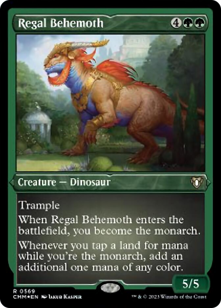 Regal Behemoth (Foil Etched) [Commander Masters] | L.A. Mood Comics and Games