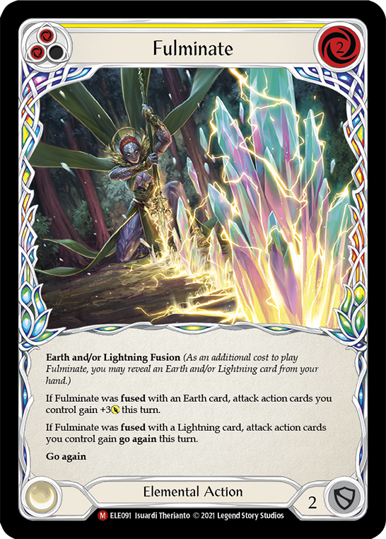 Fulminate [ELE091] (Tales of Aria)  1st Edition Rainbow Foil | L.A. Mood Comics and Games