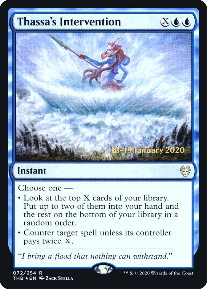 Thassa's Intervention [Theros Beyond Death Prerelease Promos] | L.A. Mood Comics and Games