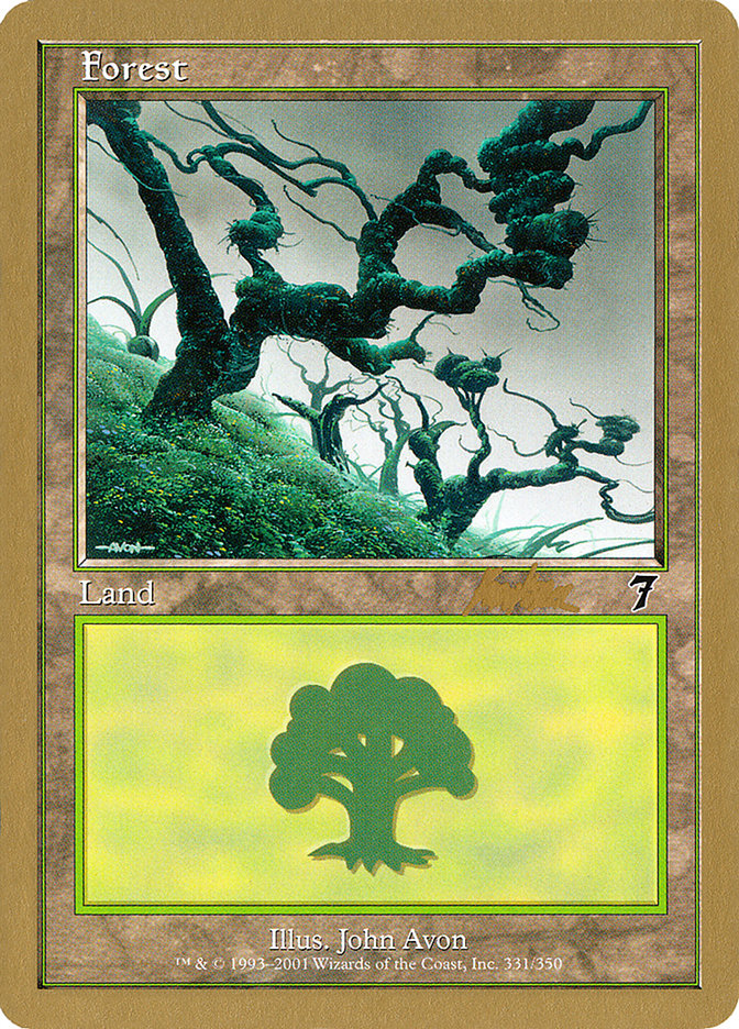 Forest (bk331) (Brian Kibler) [World Championship Decks 2002] | L.A. Mood Comics and Games