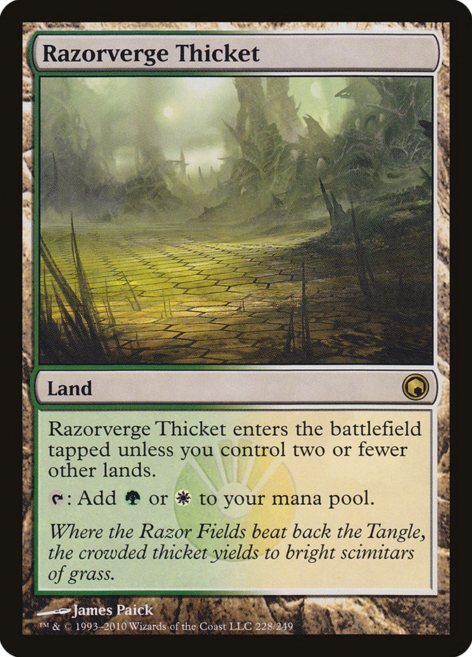 Razorverge Thicket [Scars of Mirrodin] | L.A. Mood Comics and Games