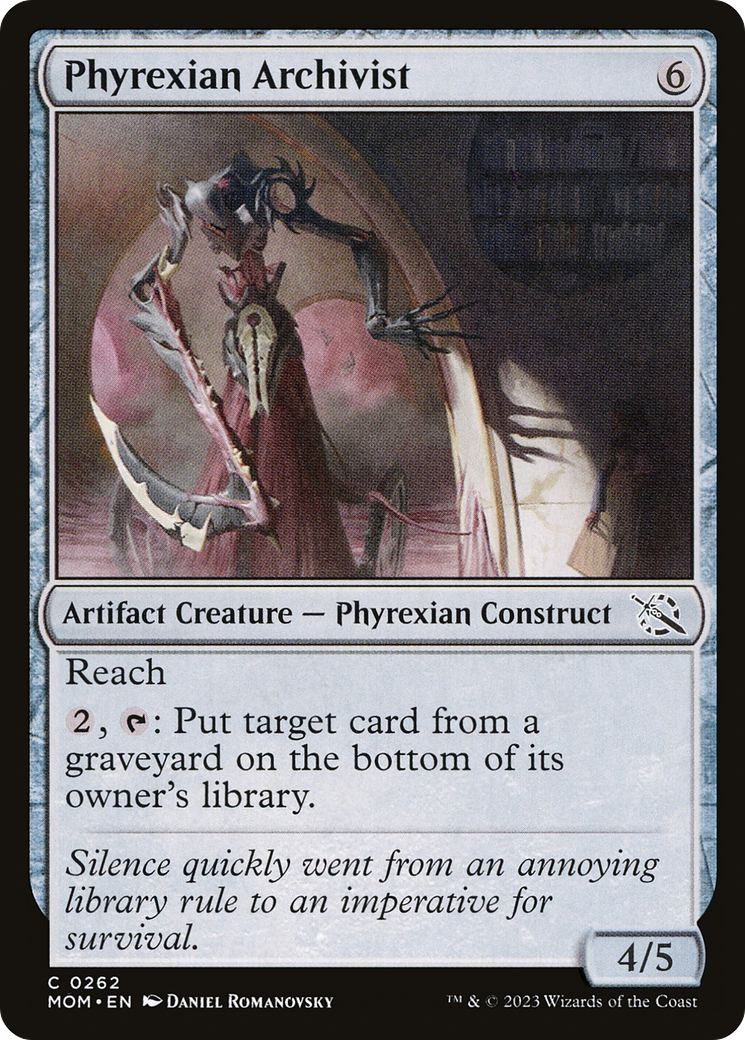 Phyrexian Archivist [March of the Machine] | L.A. Mood Comics and Games