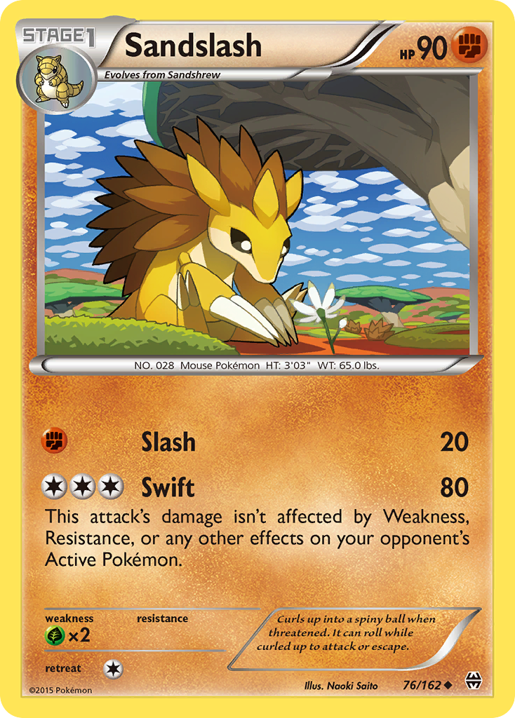 Sandslash (76/162) [XY: BREAKthrough] | L.A. Mood Comics and Games