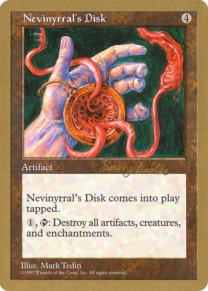 Nevinyrral's Disk (Randy Buehler) [World Championship Decks 1998] | L.A. Mood Comics and Games