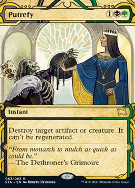 Putrefy (Foil Etched) [Strixhaven: School of Mages Mystical Archive] | L.A. Mood Comics and Games