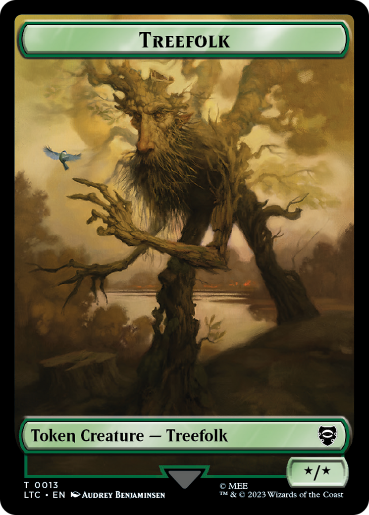 Treefolk // Food Token [The Lord of the Rings: Tales of Middle-Earth Commander Tokens] | L.A. Mood Comics and Games