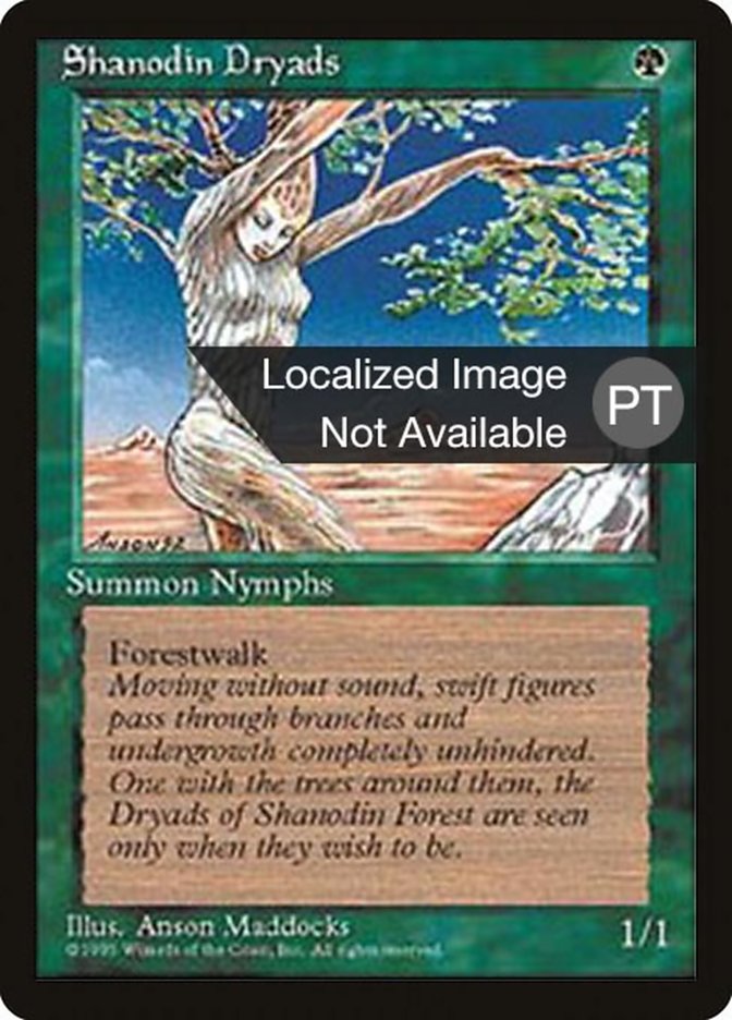 Shanodin Dryads [Fourth Edition (Foreign Black Border)] | L.A. Mood Comics and Games
