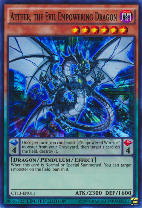 Aether, the Evil Empowering Dragon [CT13-EN011] Super Rare | L.A. Mood Comics and Games