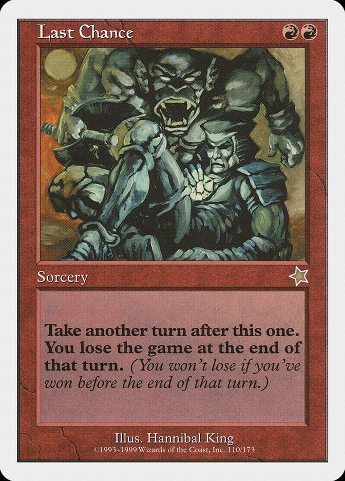 Last Chance [Starter 1999] | L.A. Mood Comics and Games