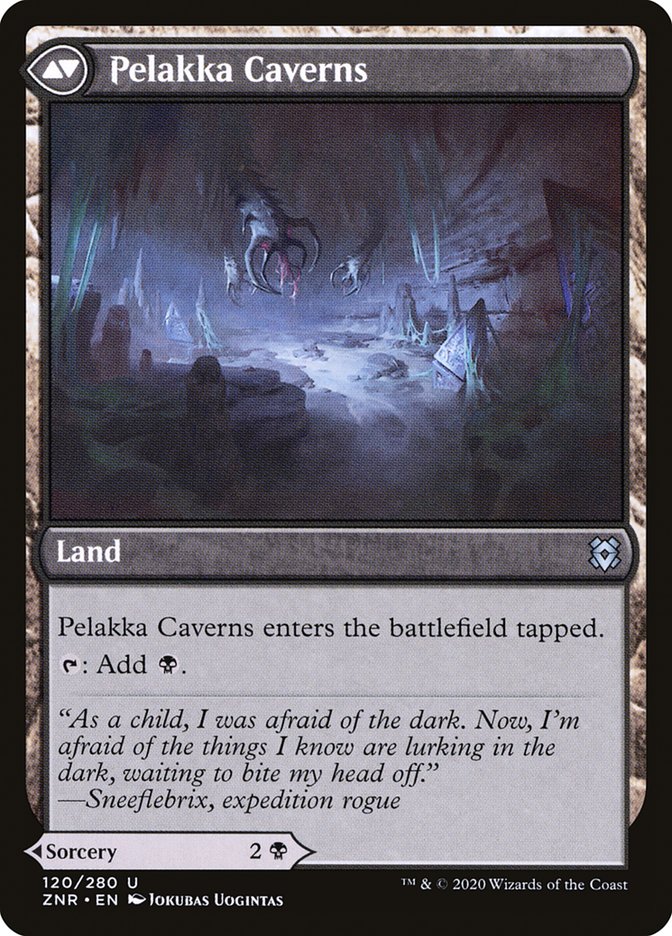 Pelakka Predation // Pelakka Caverns [Zendikar Rising] | L.A. Mood Comics and Games