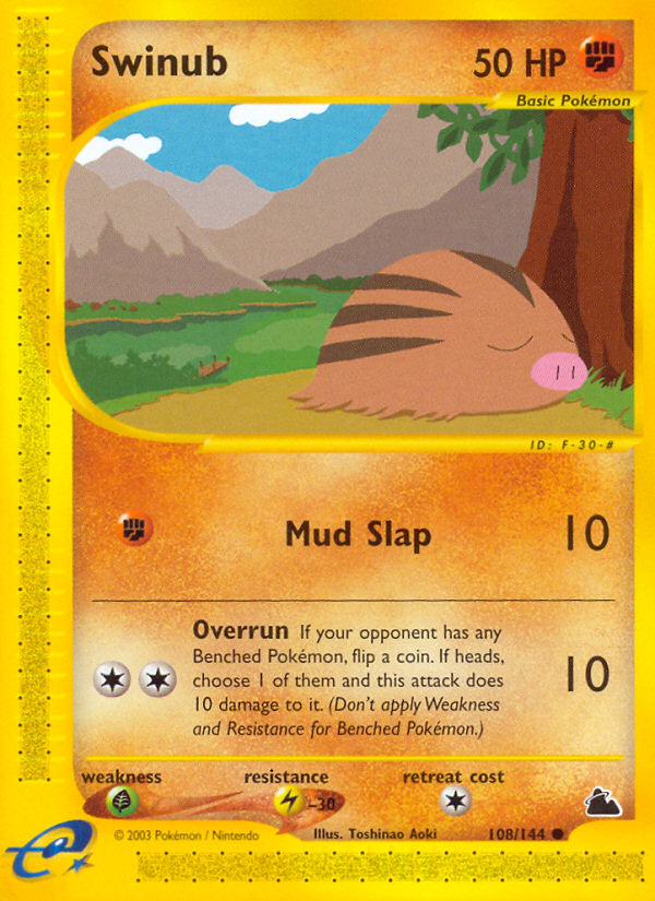Swinub (108/144) [Skyridge] | L.A. Mood Comics and Games