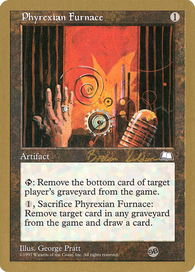 Phyrexian Furnace (Brian Selden) (SB) [World Championship Decks 1998] | L.A. Mood Comics and Games