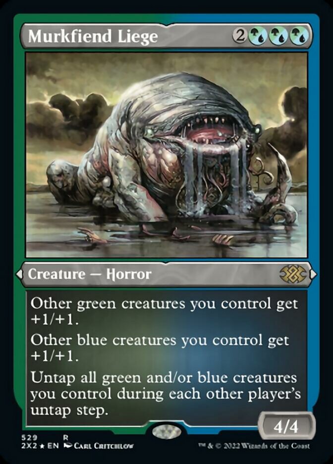 Murkfiend Liege (Foil Etched) [Double Masters 2022] | L.A. Mood Comics and Games