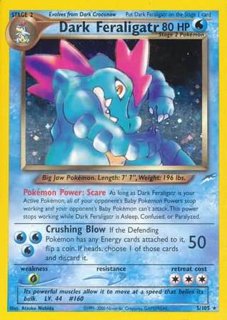 Dark Feraligatr (5/105) [Neo Destiny Unlimited] | L.A. Mood Comics and Games