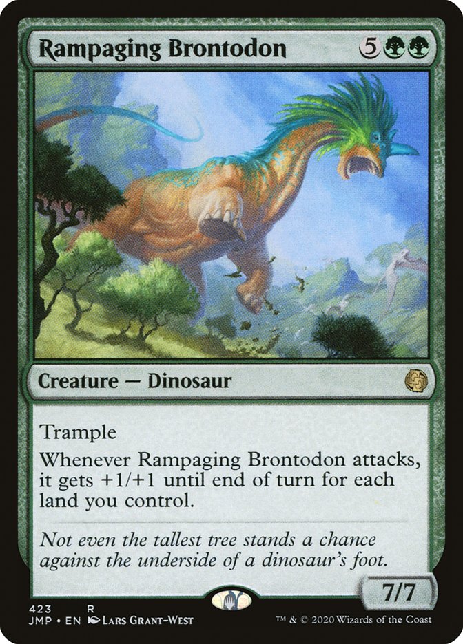 Rampaging Brontodon [Jumpstart] | L.A. Mood Comics and Games