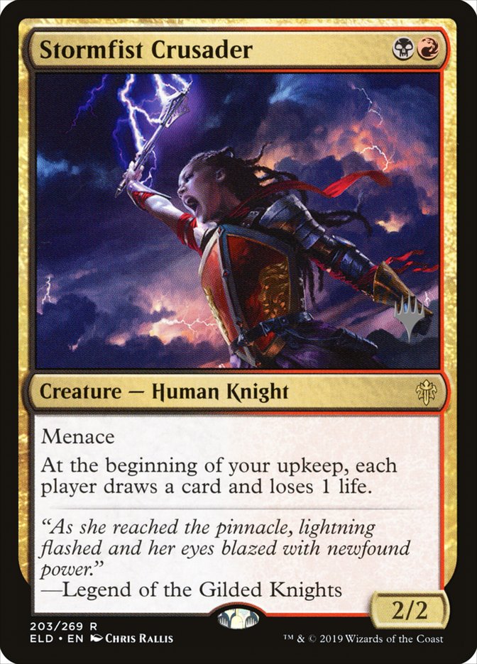 Stormfist Crusader (Promo Pack) [Throne of Eldraine Promos] | L.A. Mood Comics and Games