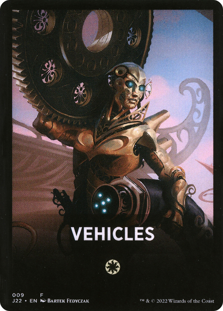 Vehicles Theme Card [Jumpstart 2022 Front Cards] | L.A. Mood Comics and Games