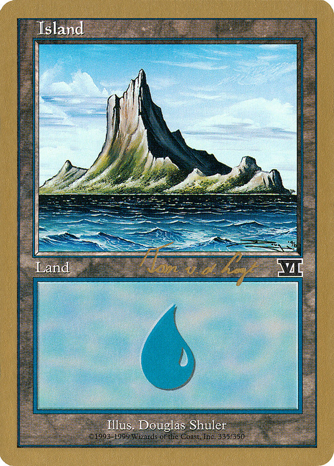 Island (tvdl335) (Tom van de Logt) [World Championship Decks 2000] | L.A. Mood Comics and Games