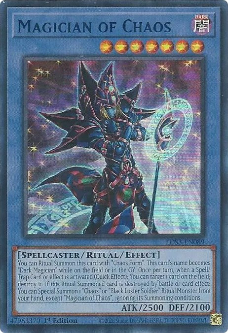 Magician of Chaos (Blue) [LDS3-EN089] Ultra Rare | L.A. Mood Comics and Games