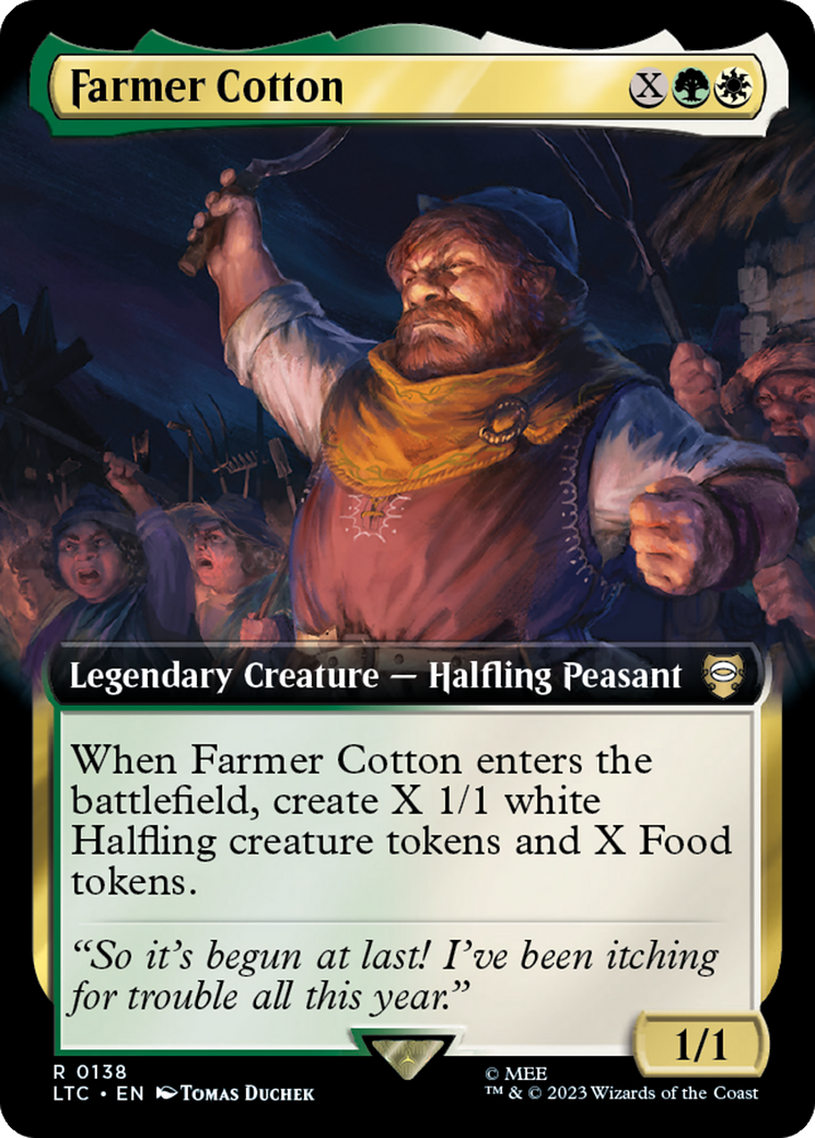 Farmer Cotton (Extended Art) [The Lord of the Rings: Tales of Middle-Earth Commander] | L.A. Mood Comics and Games
