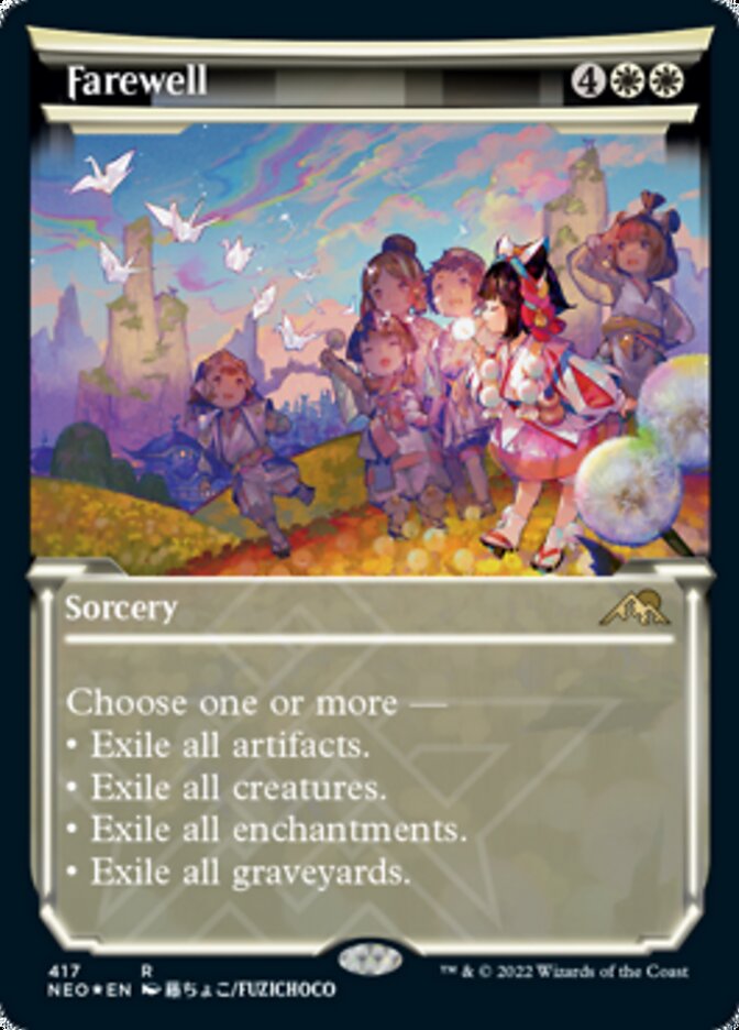 Farewell (Showcase) (Foil Etched) [Kamigawa: Neon Dynasty] | L.A. Mood Comics and Games