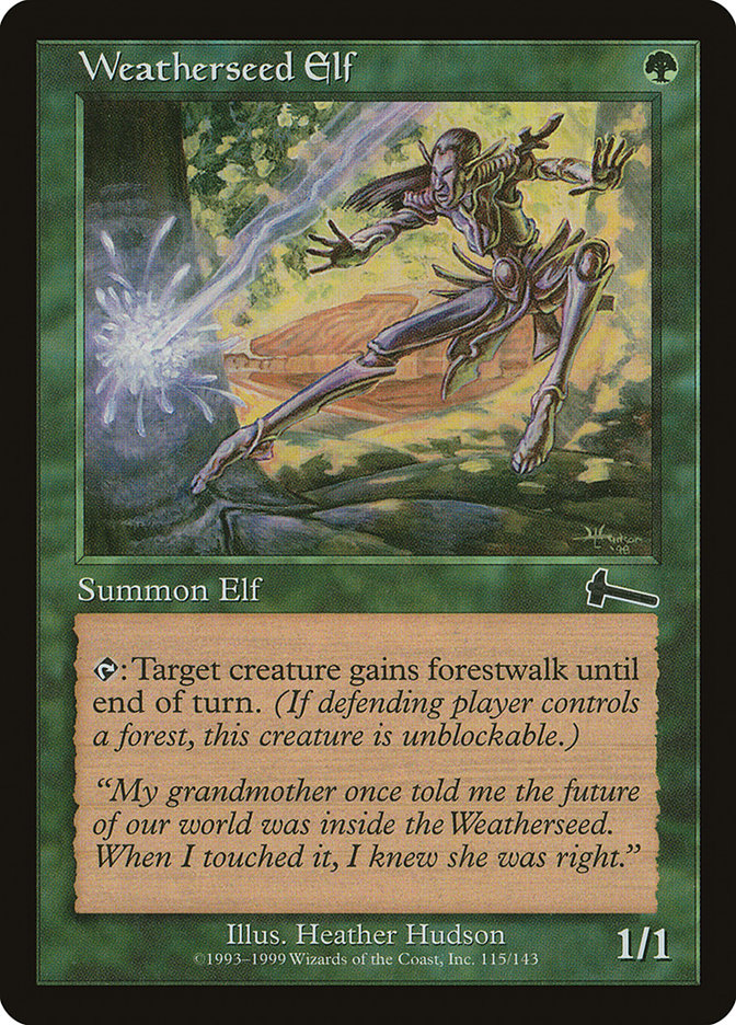 Weatherseed Elf [Urza's Legacy] | L.A. Mood Comics and Games