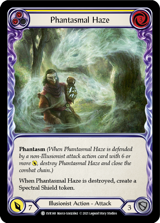 Phantasmal Haze (Yellow) [EVR148] (Everfest)  1st Edition Normal | L.A. Mood Comics and Games