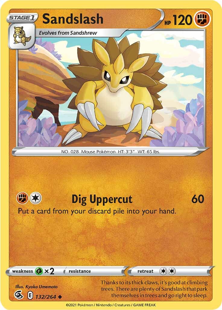 Sandslash (132/264) [Sword & Shield: Fusion Strike] | L.A. Mood Comics and Games