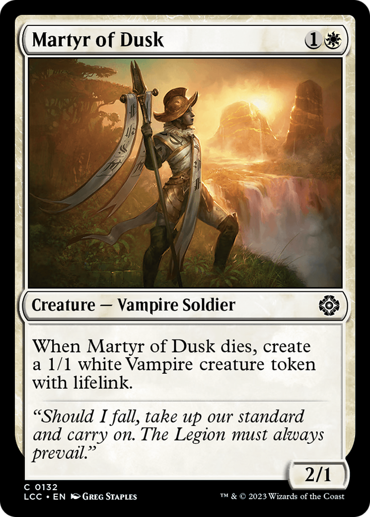 Martyr of Dusk [The Lost Caverns of Ixalan Commander] | L.A. Mood Comics and Games